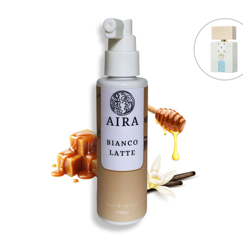  AIRA Bianco Latte Hair mist with honey, vanilla, and caramel 