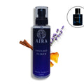 Bottle of AIRA Sauvage Elixer body splash with decorative elements on a white background